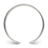 Sterling Silver Wave Toe Ring